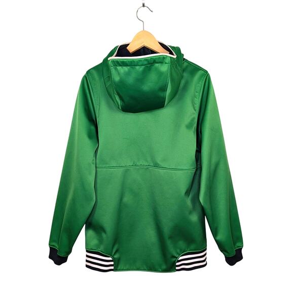Adidas Originals Snowboarding Jacket Large Green Hooded Nylon Retro Rare 2012 - Picture 2 of 12